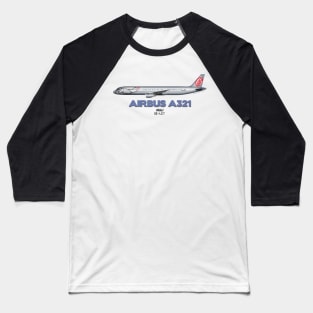 Airbus A321 - Niki Baseball T-Shirt